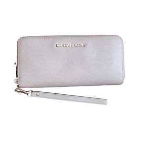 Michael Kors Tan Zip-Around Wallet